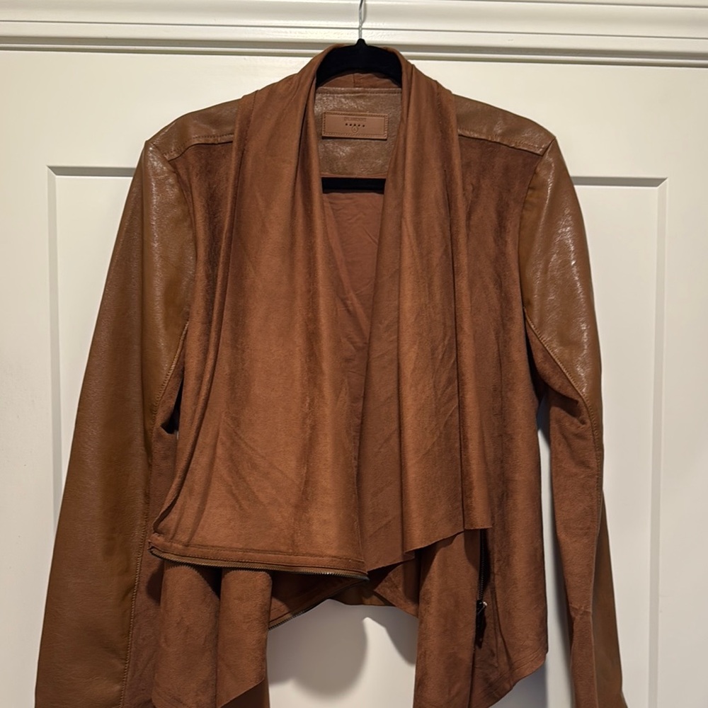 Blank NYC Brown Leather Jacket